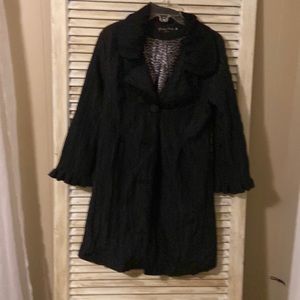 Women’s lightweight dress coat for evening wear